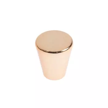 Ручка-кнопка cappio рк019, d=20 мм, пластик, цвет золото