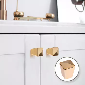 Ручка-кнопка cappio рк035, пластик, цвет золото