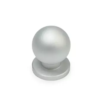 Ручка-кнопка cappio rk146, d=20 мм, цвет матовый хром