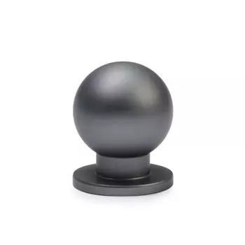 Ручка-кнопка cappio rk146, d=25 мм, цвет графит