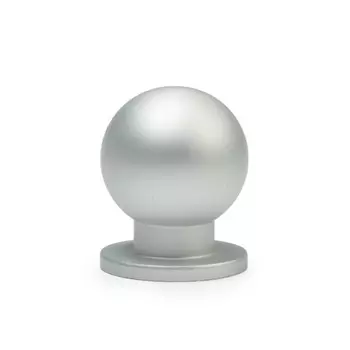 Ручка-кнопка cappio rk146, d=25 мм, цвет матовый хром, 8 шт.