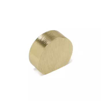 Ручка-кнопка cappio rk147, d=26 мм, цвет сатиновое золото, 8 шт.