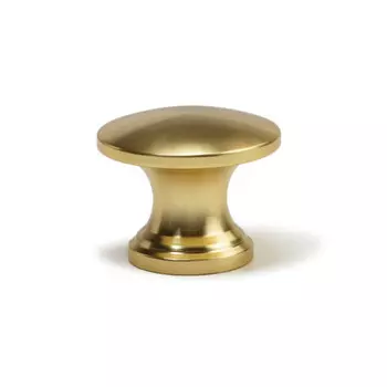 Ручка-кнопка cappio rk148, d=24 мм, цвет сатиновое золото, 8 шт.