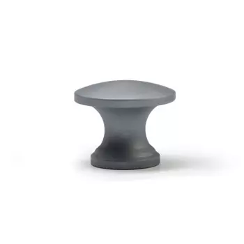 Ручка-кнопка cappio rk148, d=24 мм, цвет графит, 8 шт.