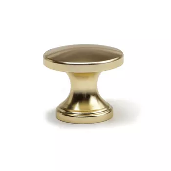 Ручка-кнопка cappio rk148, d=30 мм, цвет сатиновое золото