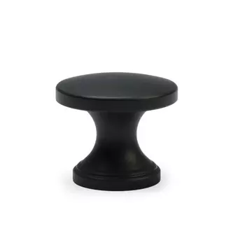 Ручка-кнопка cappio rk148, d=30 мм, цвет черный