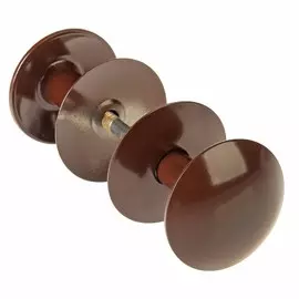 Ручка-кнопка рдк -110, коричневая