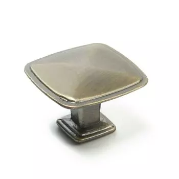 Ручка-кнопка рк112ab (mk112ab), бронза, 8 шт