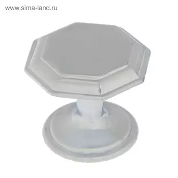 Ручка-кнопка тундра pk034cp, цвет хром, 8 шт