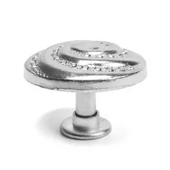 Ручка кнопка тундра рк018cp, цвет хром