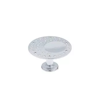 Ручка кнопка тундра рк020cp, цвет хром