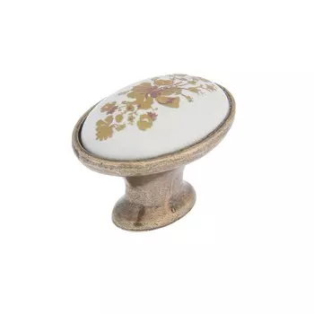 Ручка кнопка тундра рк023ab, цвет бронза