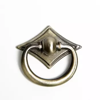 Ручка кнопка тундра рк028ав, цвет бронза