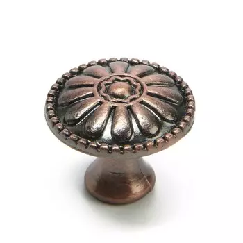 Ручка-кнопка тундра рк112, цвет медь