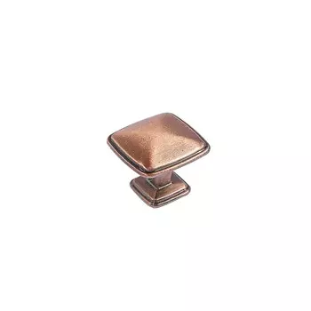 Ручка-кнопка тундра рк112ac (mk112ac), медь