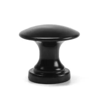 Ручка-кнопка тундра vintage 009, черная