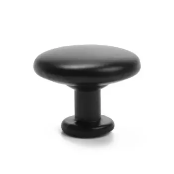 Ручка кнопка wave тундра рк120bl, черная, 8 шт. tmp