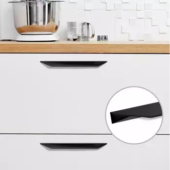 Ручка мебельная cappio, l=250 мм, м/о 160 мм, цвет черный