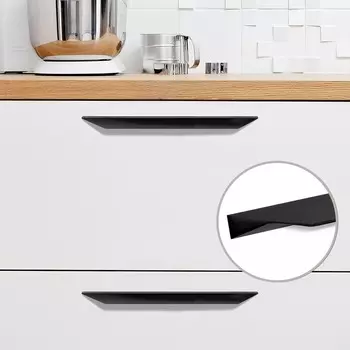 Ручка мебельная cappio, l=250 мм, м/о 192 мм, цвет черный