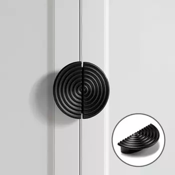 Ручка мебельная cappio, м/о 64 мм, цвет черный