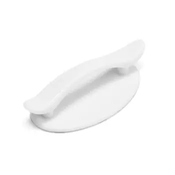 Ручка мебельная самоклеющаяся cappio, l=95 мм, пластик, цвет белый