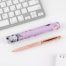 Ручка металл в подарочном тубусе