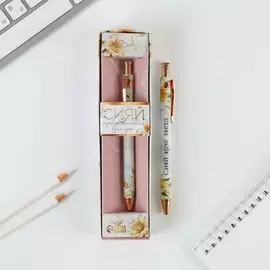 Ручка пластик в подарочной коробке