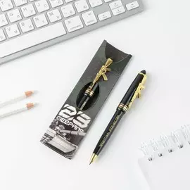 Ручка шариковая, синяя паста 1.0 мм пластик, подарочная