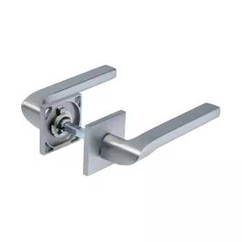 Ручка раздельная lockland 006 msc, цвет матовый сатиновый хром