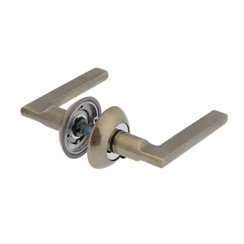 Ручка раздельная lockland 008 ab, цвет бронза