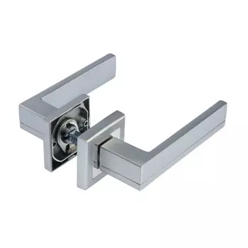 Ручка раздельная lockland 010 msc, цвет матовый сатиновый хром