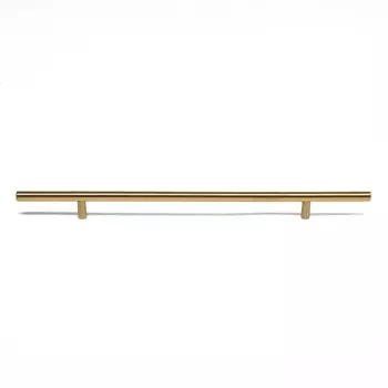 Ручка-рейлинг cappio frida, нержавеющая сталь, d=12 мм, м/о 256 мм, цвет золото