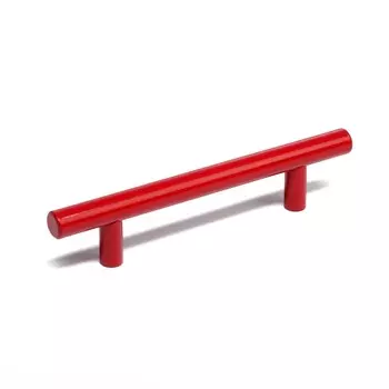 Ручка рейлинг cappio frida, нерж. сталь, d=12 мм, м/о 96 мм, цвет красный