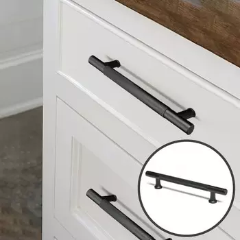 Ручка-рейлинг cappio pimply, d=12 мм, м/о 128 мм, цвет черный