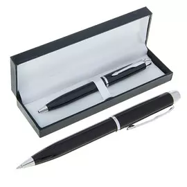 Ручка шариковая, подарочная, в кожзам футляре, поворотная,