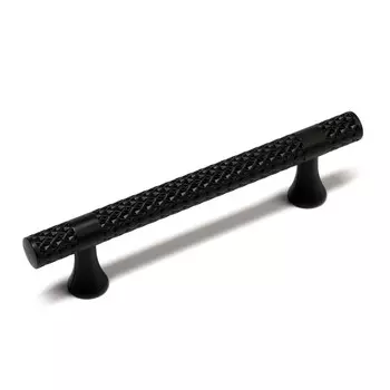 Ручка-скоба cappio pk104, м/о 96 мм, d=12 мм, пластик, цвет черный