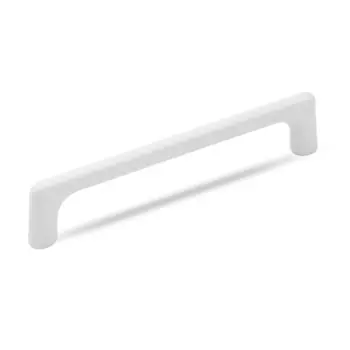 Ручка-скоба cappio pk109, м/о 96 мм, пластик, цвет белый