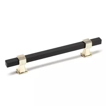 Ручка скоба cappio pk117, м/о 128 мм, цвет черный