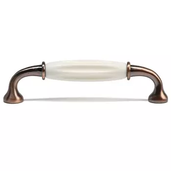 Ручка-скоба cappio rsc012, пластик, м/о 128 мм, цвет медь, 4 шт.