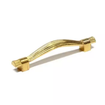 Ручка-скоба cappio rsc018, цинк, м/о 96 мм, цвет золото, 4 шт.