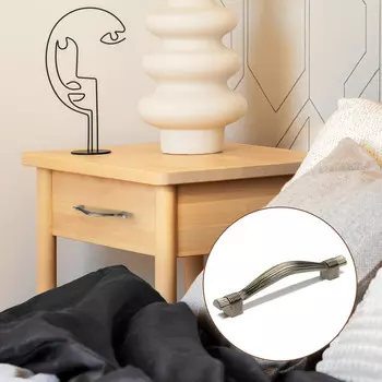 Ручка-скоба cappio rsc018, цинк, м/о 128 мм, цвет бронза