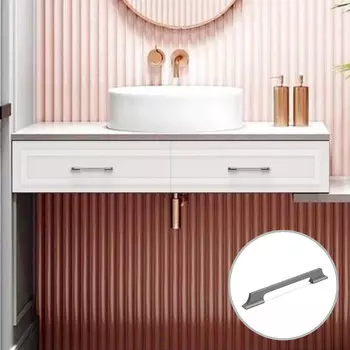 Ручка-скоба cappio rsc020, алюминий, м/о 160 мм, цвет графит