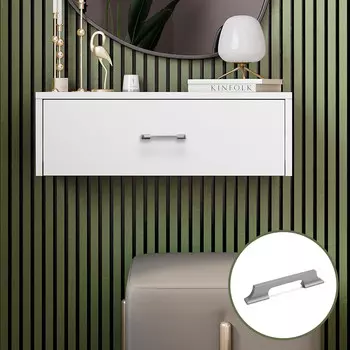 Ручка-скоба cappio rsc020, алюминий, м/о 96 мм, цвет графит