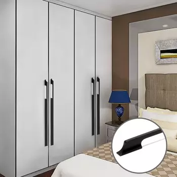 Ручка-скоба cappio rsc020, алюминий, м/о 576 мм, цвет черный