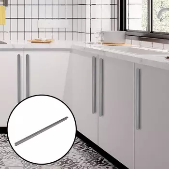 Ручка-скоба cappio rsc021, алюминий, м/о 416 мм, цвет графит