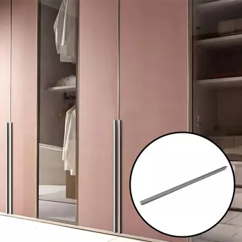 Ручка-скоба cappio rsc021, алюминий, м/о 576 мм, цвет графит