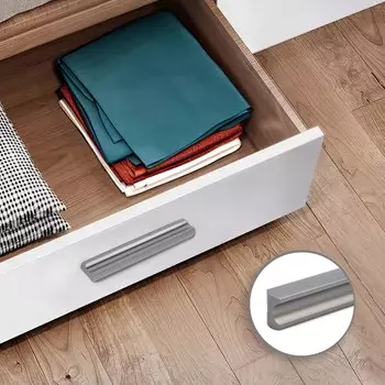 Ручка-скоба cappio rsc022, алюминий, м/о 128 мм, цвет графит