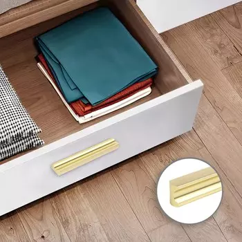 Ручка-скоба cappio rsc022, алюминий, м/о 128 мм, цвет сатиновое золото