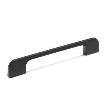 Ручка-скоба cappio rsc023, алюминий, м/о 128 мм, цвет черный, 4 шт.