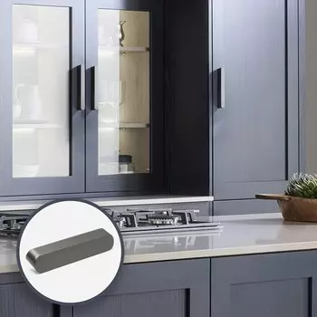 Ручка-скоба cappio rsc027, м/о 96 мм, цвет графит